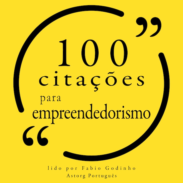 Buchcover für 100 citações para empreendedorismo