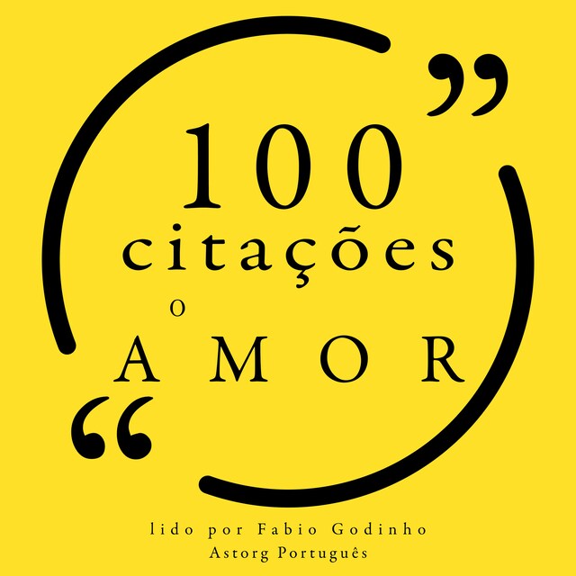 Buchcover für 100 citações sobre amor