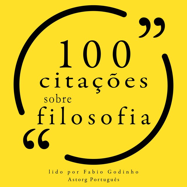 Book cover for 100 citações sobre filosofia