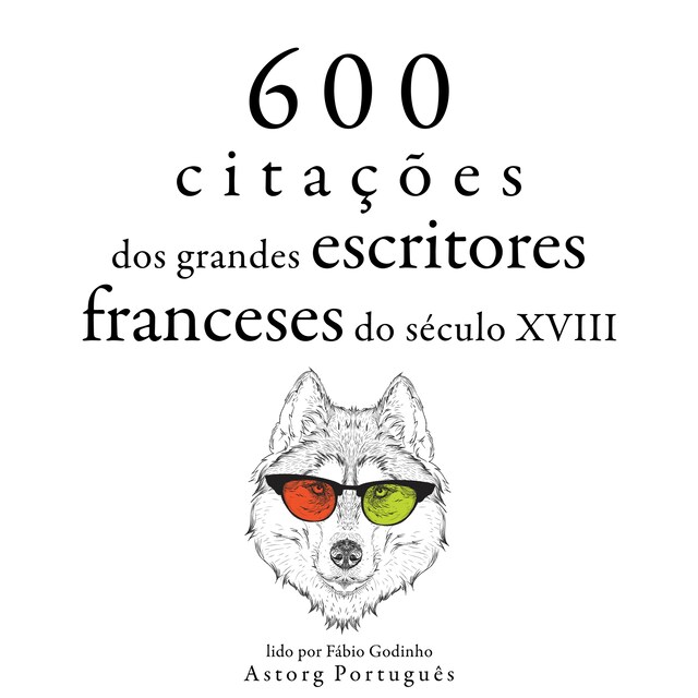 Couverture de livre pour 600 citações de grandes escritores franceses do século 18