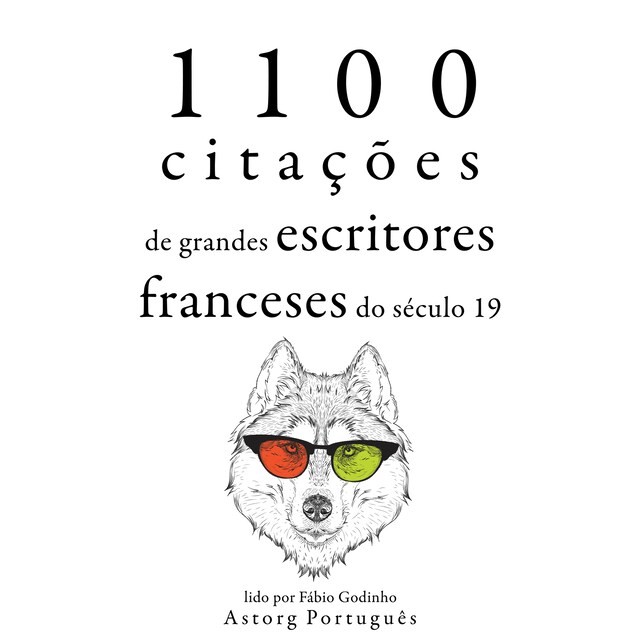 Book cover for 1.100 citações de grandes escritores franceses do século 19