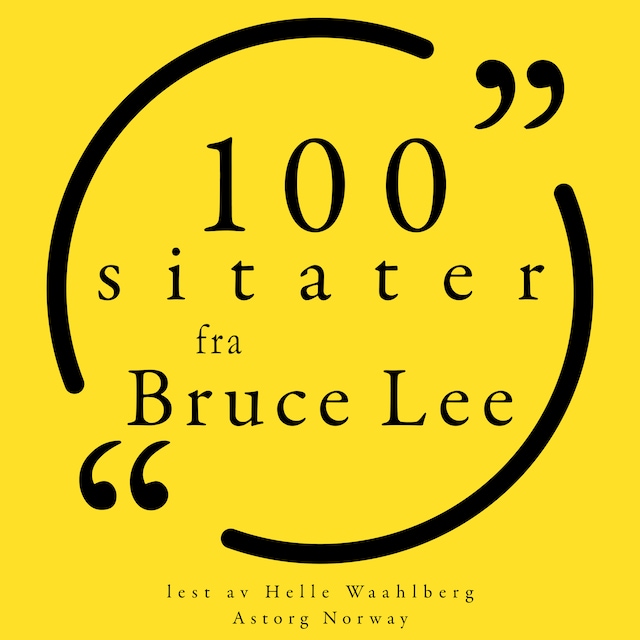 Okładka książki dla 100 Bruce Lee-sitater