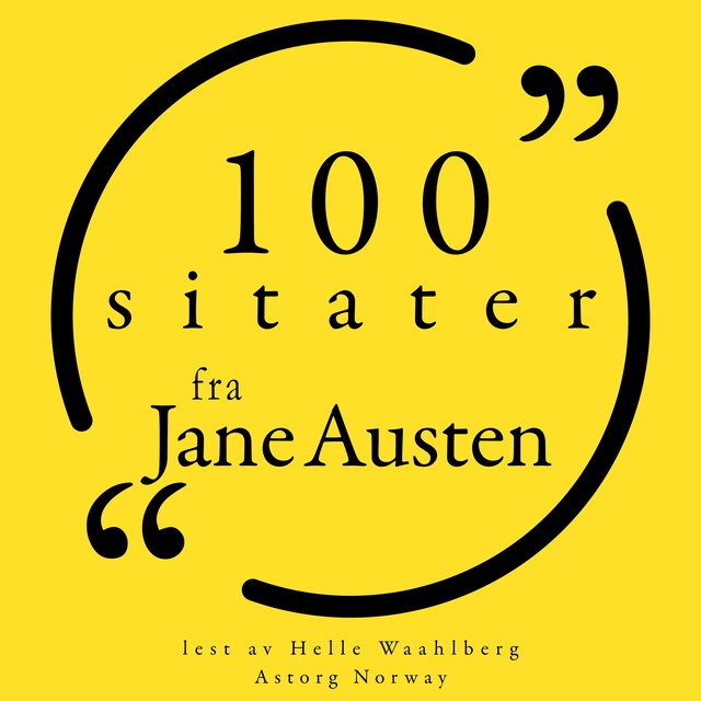Bokomslag för 100 sitater fra Jane Austen