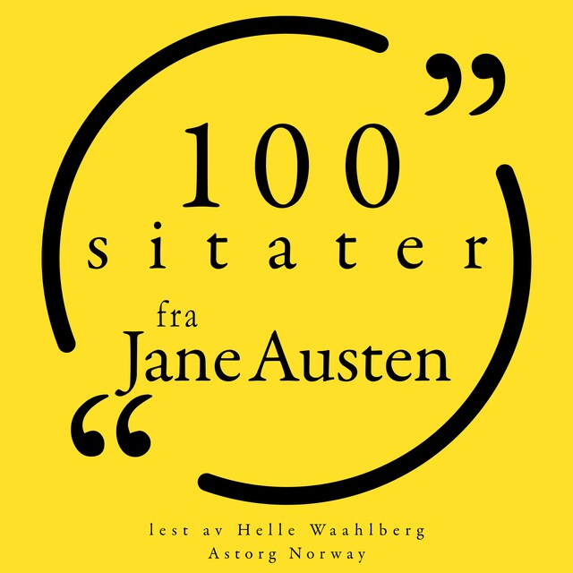 Boekomslag van 100 sitater fra Jane Austen