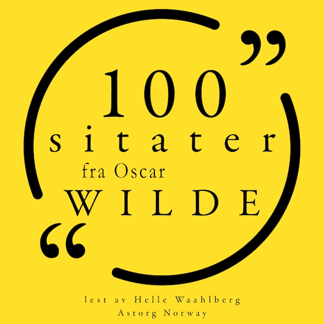 Okładka książki dla 100 sitater fra Oscar Wilde