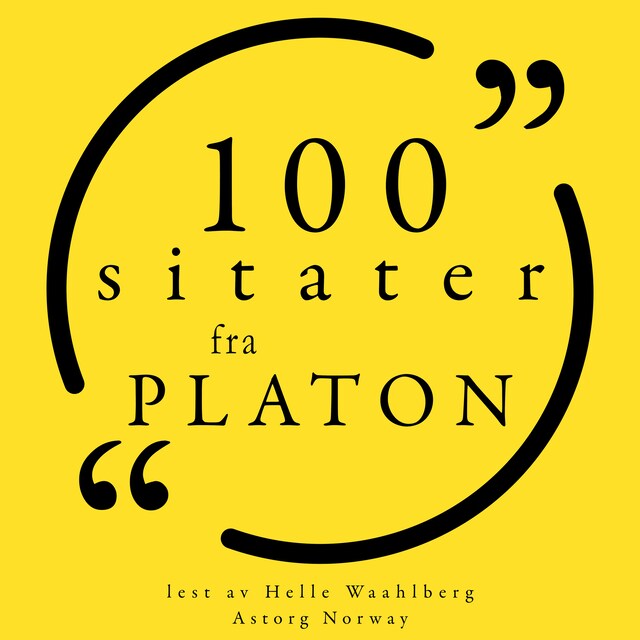 Boekomslag van 100 sitater fra Platon
