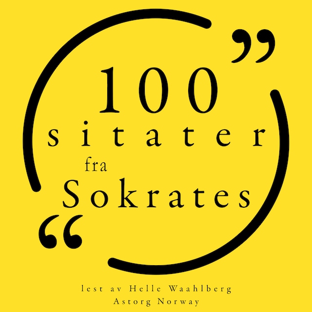 Portada de libro para 100 sitater fra Sokrates