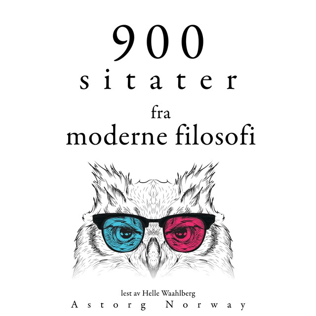 Okładka książki dla 900 sitater fra moderne filosofi