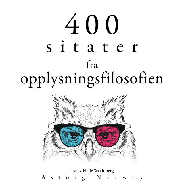 Book cover for 400 sitater fra opplysningsfilosofien