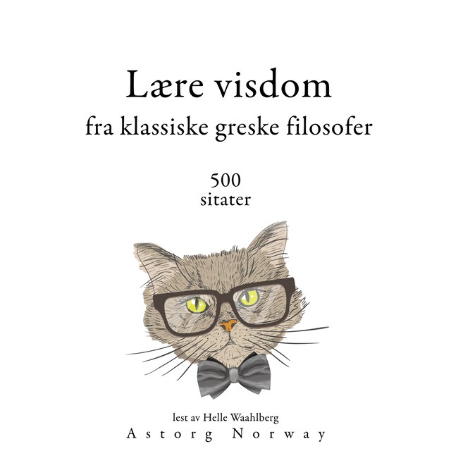 Book cover for Lære visdom fra klassiske greske filosofer 500 sitater