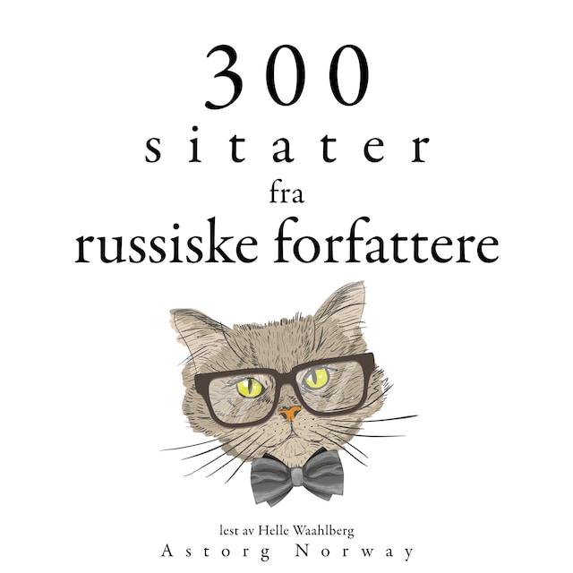 Couverture de livre pour 300 sitater fra russiske forfattere