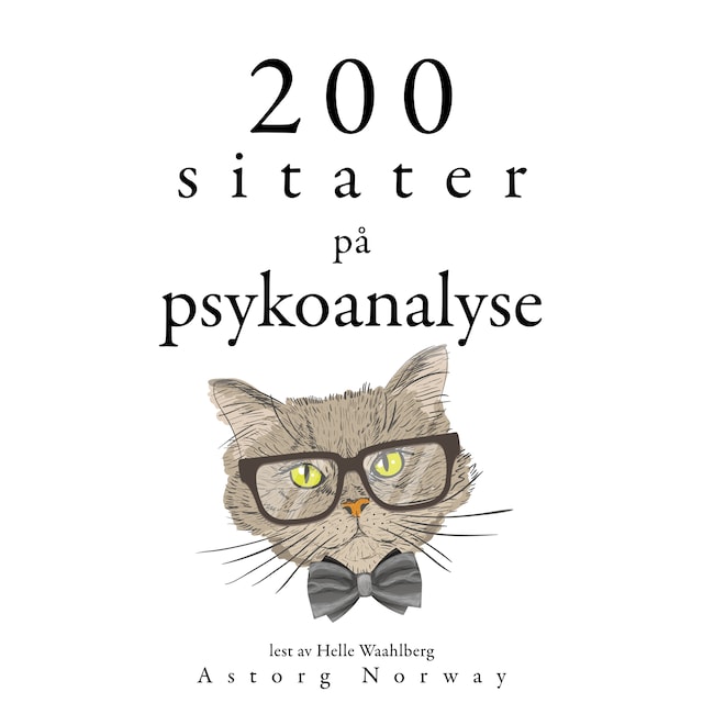 Book cover for 200 sitater i psykoanalyse