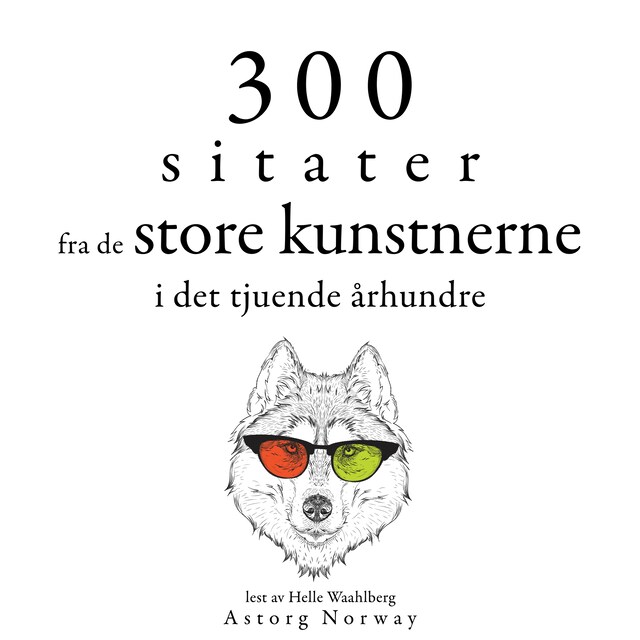 Book cover for 300 sitater fra store artister fra 1800-tallet