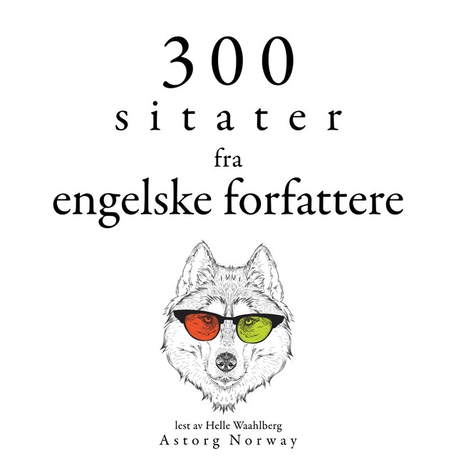 Buchcover für 300 sitater fra engelske forfattere