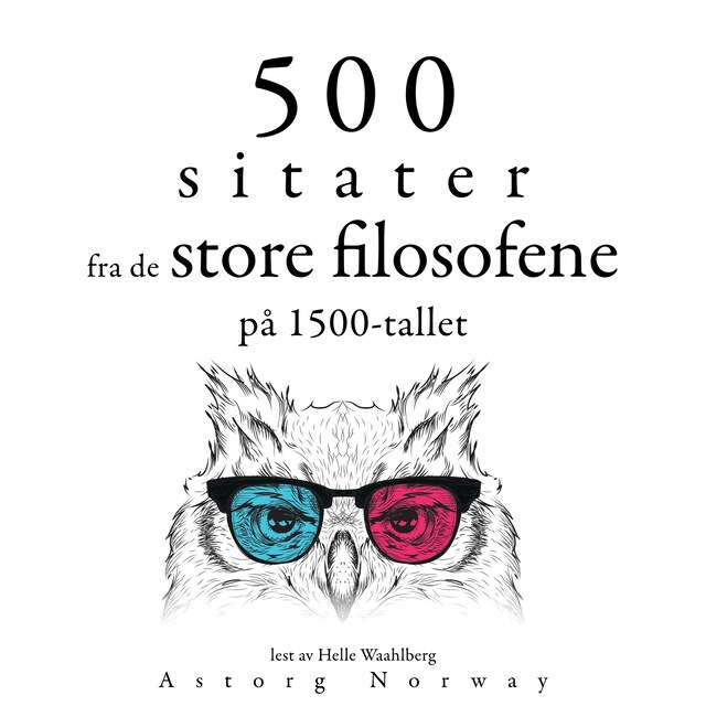 Book cover for 500 sitater fra store filosofer fra 1500-tallet