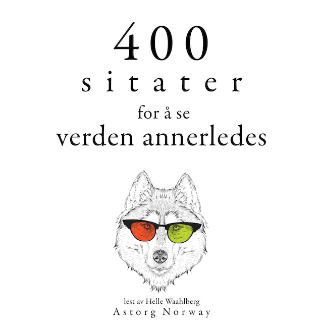 Book cover for 400 sitater for å se verden annerledes