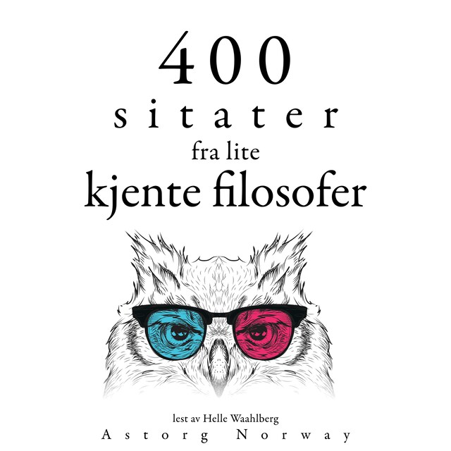 Book cover for 400 sitater fra lite kjente filosofer