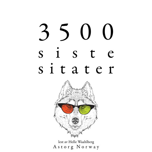 Book cover for 3500 siste sitater