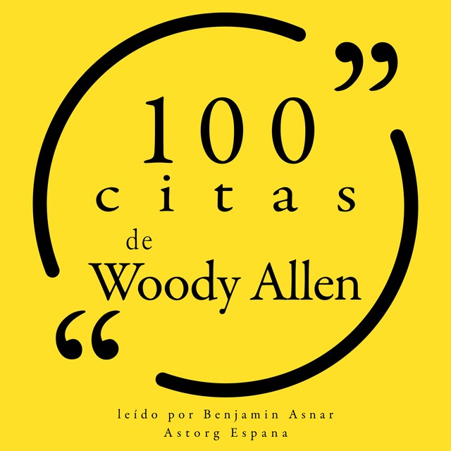 Couverture de livre pour 100 citas de Woody Allen