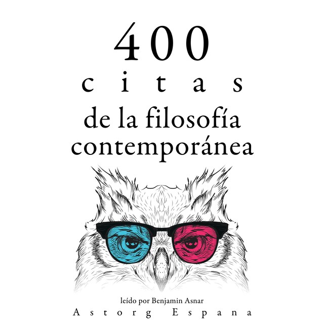 Couverture de livre pour 400 citas de la filosofía contemporánea