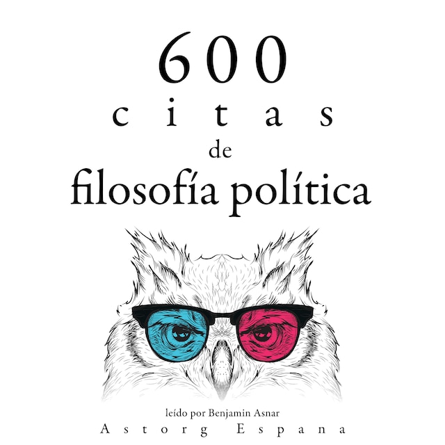 Book cover for 600 citas de filosofía política