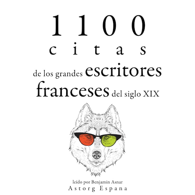 Boekomslag van 1100 citas de los grandes escritores franceses del siglo XIX