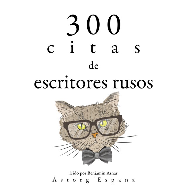 Couverture de livre pour 300 citas de escritores rusos