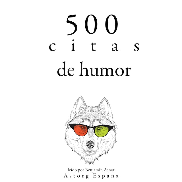 Couverture de livre pour 500 citas de humor
