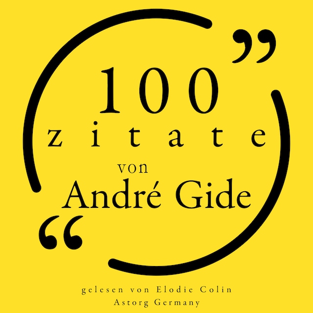 Buchcover für 100 Zitate von André Gide