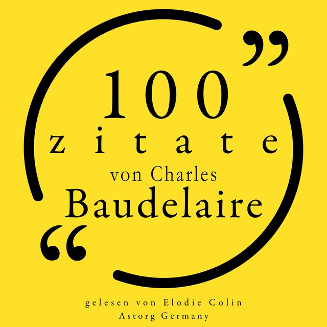 Book cover for 100 Zitate von Charles Baudelaire