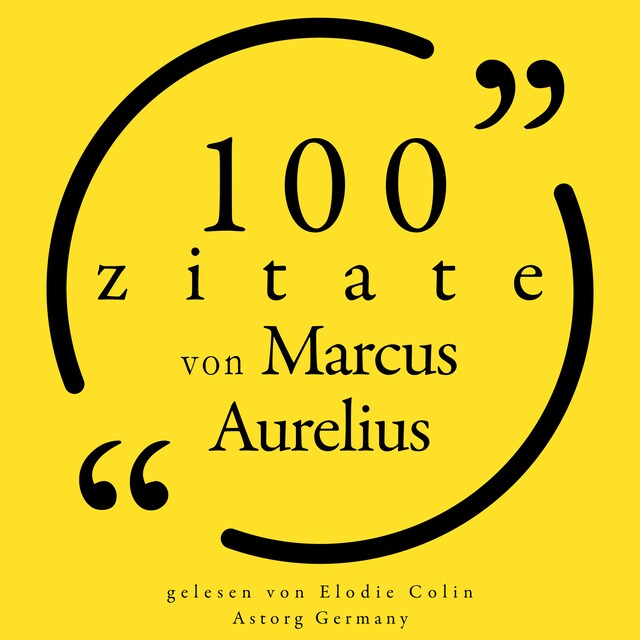 Kirjankansi teokselle 100 Zitate von Marcus Aurelius