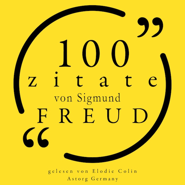 Book cover for 100 Zitate von Sigmund Freud