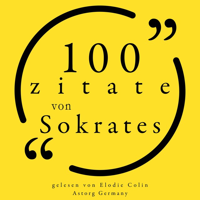 Book cover for 100 Zitate aus Sokrates