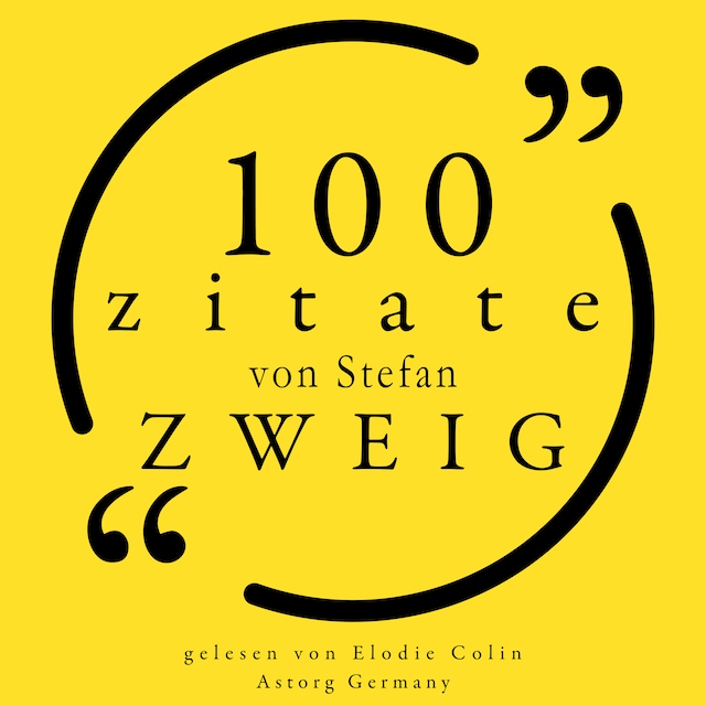 Buchcover für 100 Zitate von Stefan Zweig