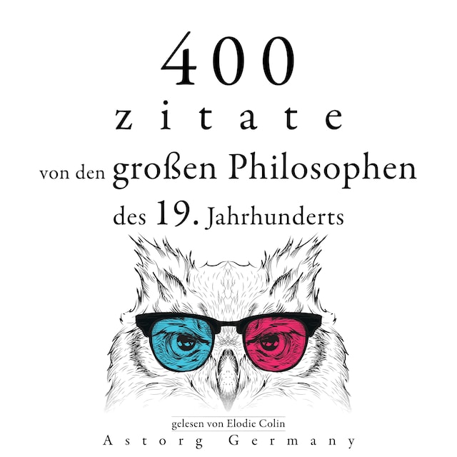 Kirjankansi teokselle 400 Zitate von den großen Philosophen des 19. Jahrhunderts