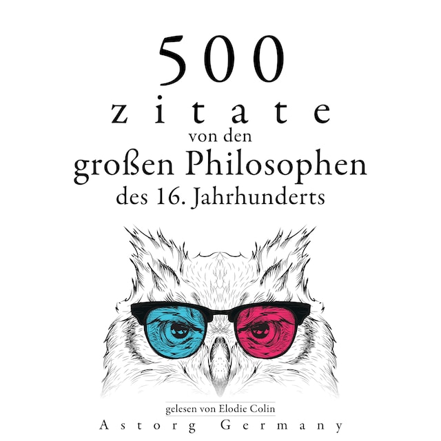Boekomslag van 500 Zitate von den großen Philosophen des 16. Jahrhunderts