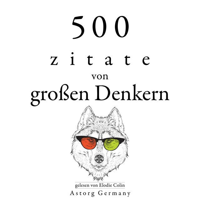 Boekomslag van 500 Zitate von großen Denkern