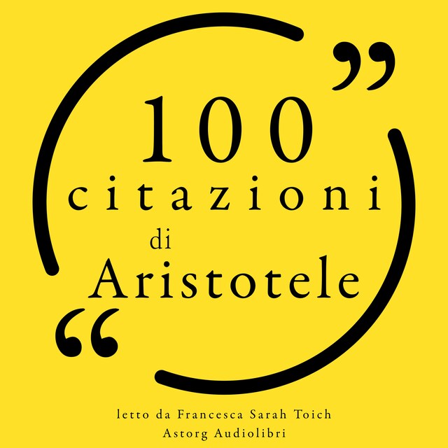 Book cover for 100 citazioni di Aristotele