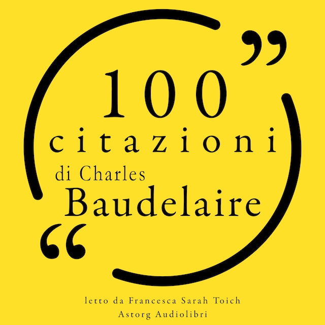 Book cover for 100 citazioni di Charles Baudelaire