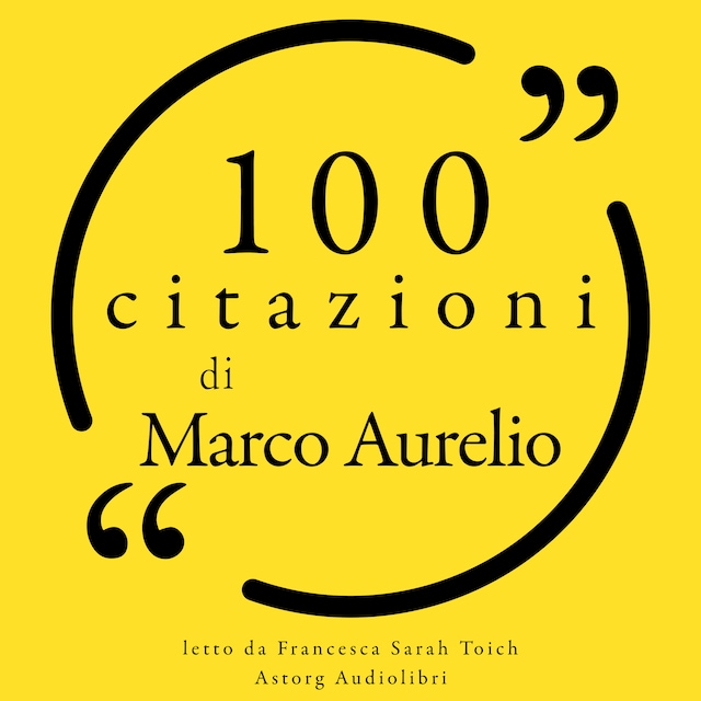 Book cover for 100 citazioni di Marco Aurelio