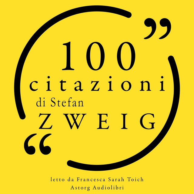 Bokomslag för 100 citazioni di Stefan Zweig