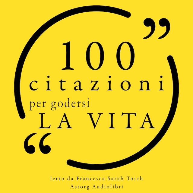 Buchcover für 100 Citazioni per godersi la vita