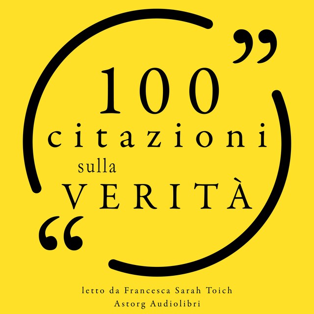 Book cover for 100 citazioni sulla verità