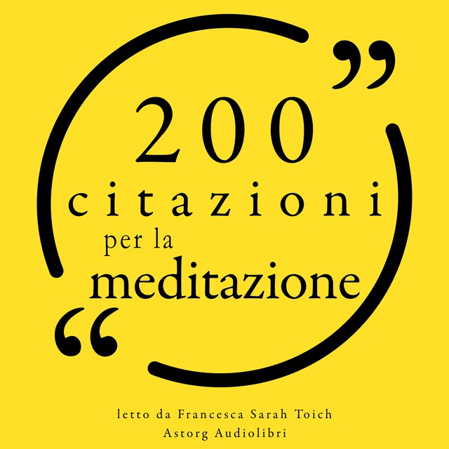 Book cover for 200 citazioni per la meditazione