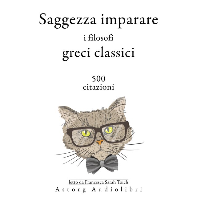 Book cover for Saggezza imparare i filosofi greci classici 500 citazioni
