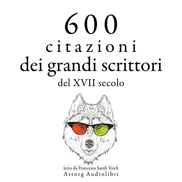 Kirjankansi teokselle 600 citazioni dei grandi scrittori del XVII secolo