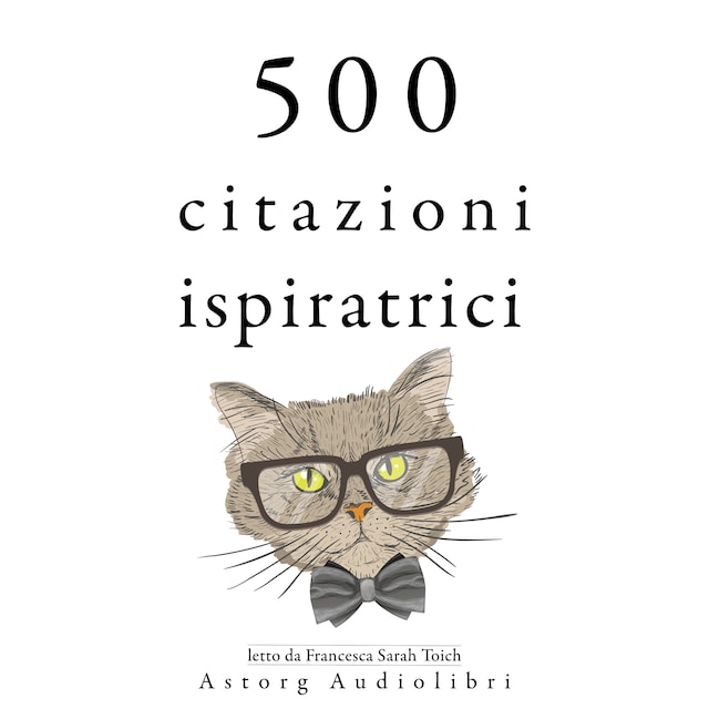 Book cover for 500 citazioni ispiratrici