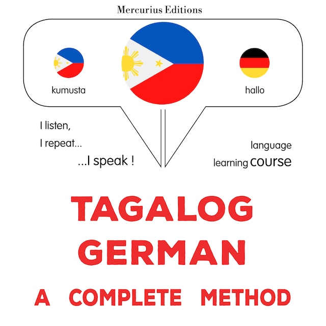 Buchcover für Tagalog - German : isang kumpletong paraan