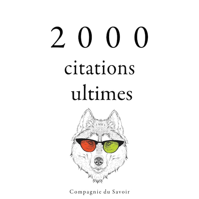 Bokomslag for 2000 citations ultimes