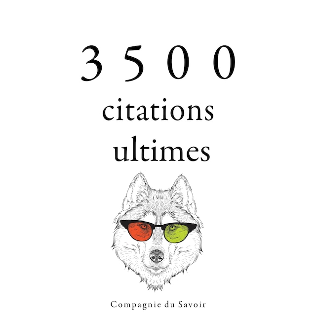 Okładka książki dla 3500 citations ultimes